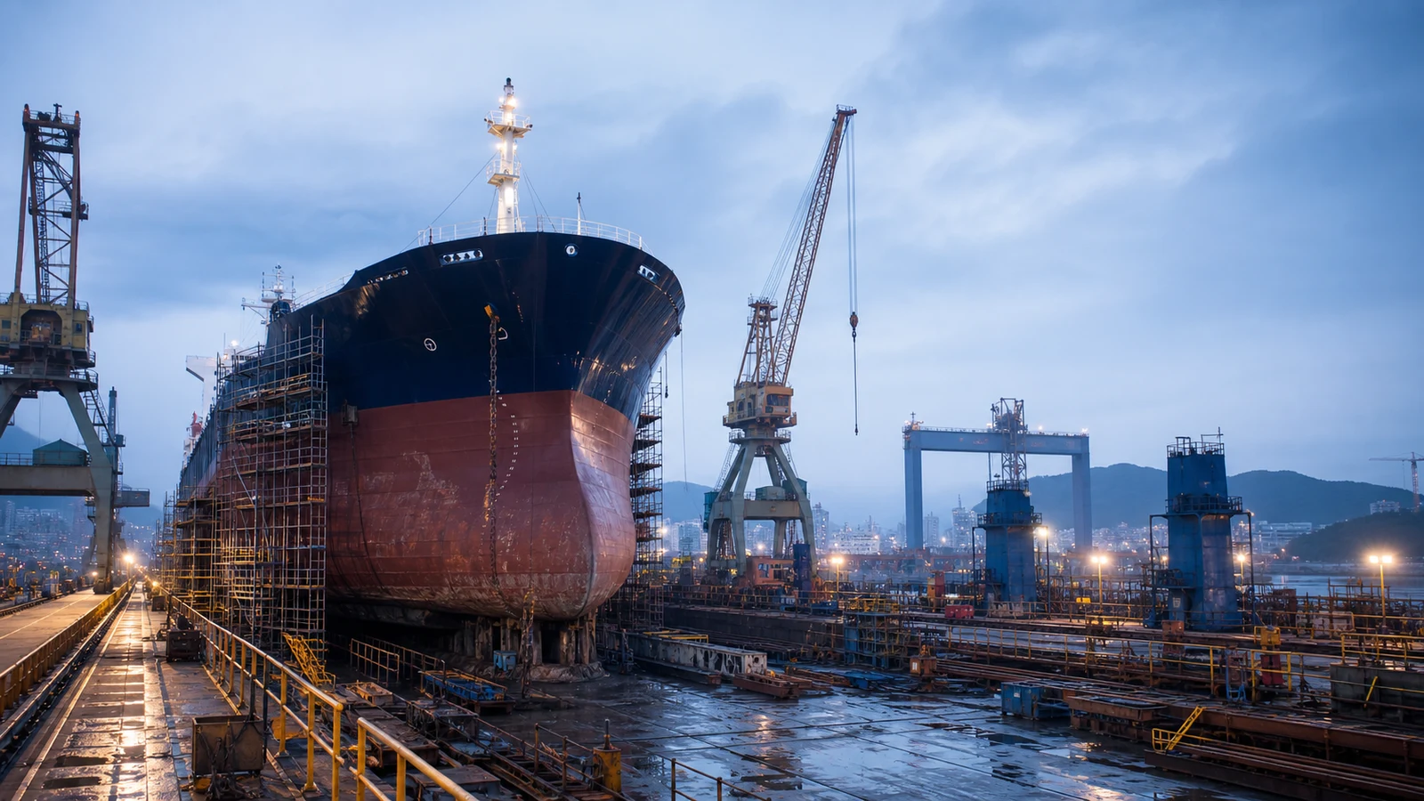 China repair yard capacity should be screened against vessel particulars, repair scope and docking window before quotation.