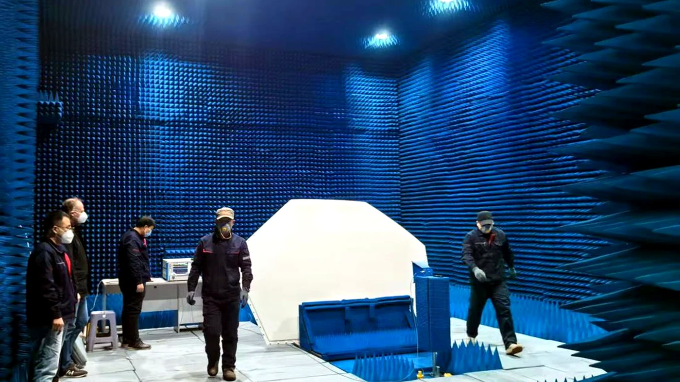 RF testing chamber
