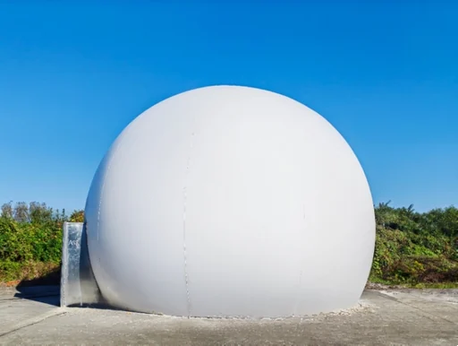 Air-supported radome example