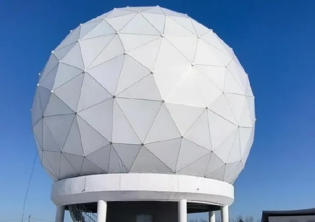 Radome Focus 20 m truss-membrane satcom radome